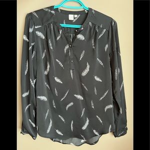 Twik (by Simons) feather blouse